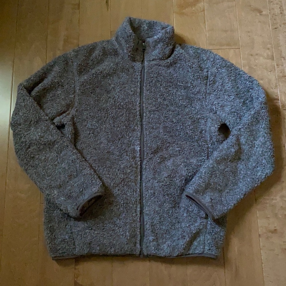 UNIQLO MEN’S FLUFFY TEDDY  FLEECE SWEATER SZ SMALL